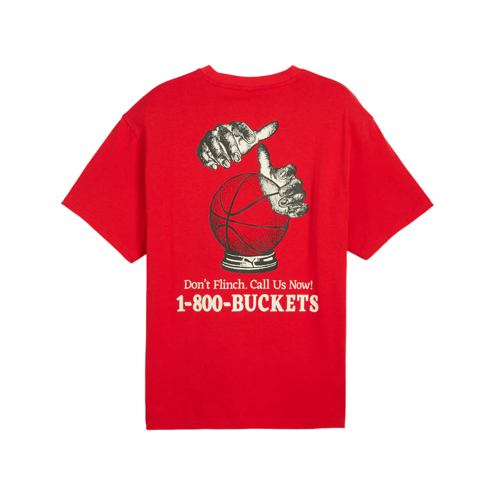 1-800-Buckets Graphic Crew Neck Short Sleeve T-Shirt - Image 2