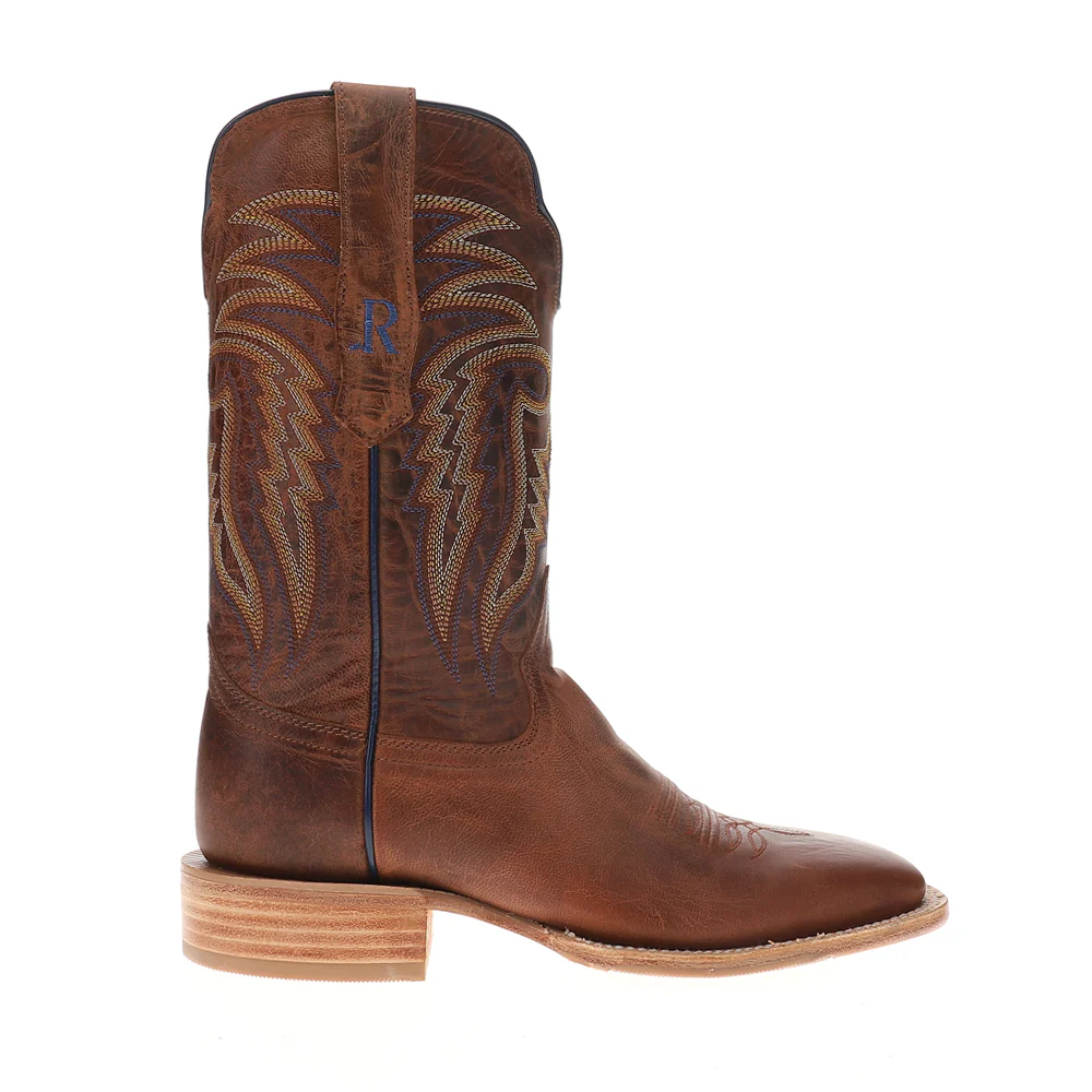 11 Inch Wide Square Toe Pull On Cowboy Boots
