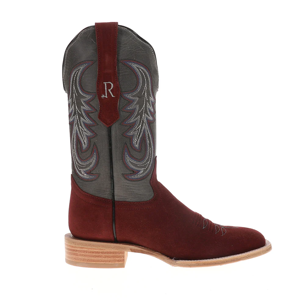 11 Inch Wide Square Toe Pull On Cowboy Boots
