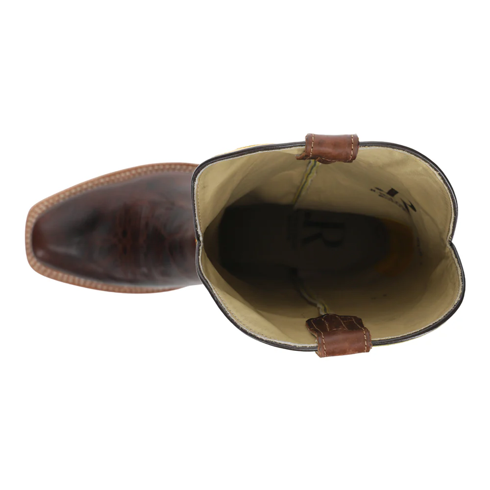 13 Inch Narrow Square Toe Pull On Cowboy Boots - Image 4