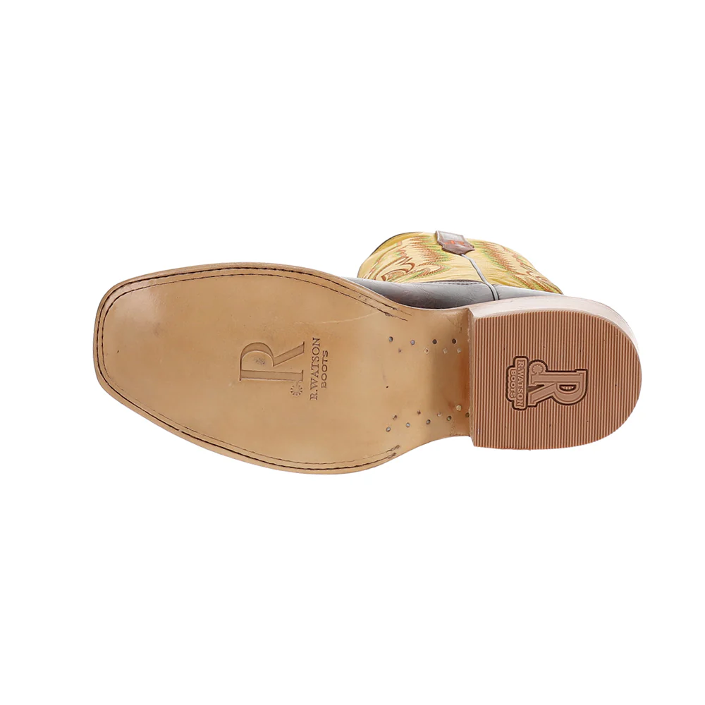 13 Inch Narrow Square Toe Pull On Cowboy Boots - Image 5