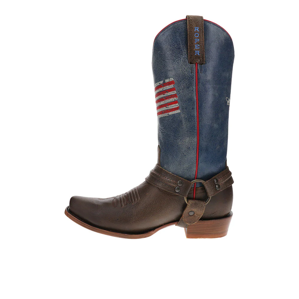 250 USA Narrow Square Toe Cowboy Boots - Image 3