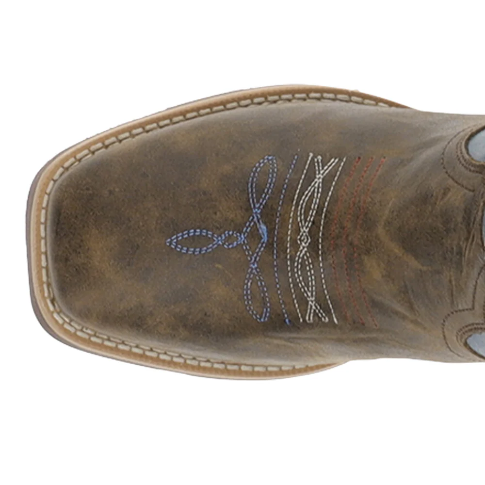 250 USA Square Toe Cowboy Boots (Big Kid) - Image 4