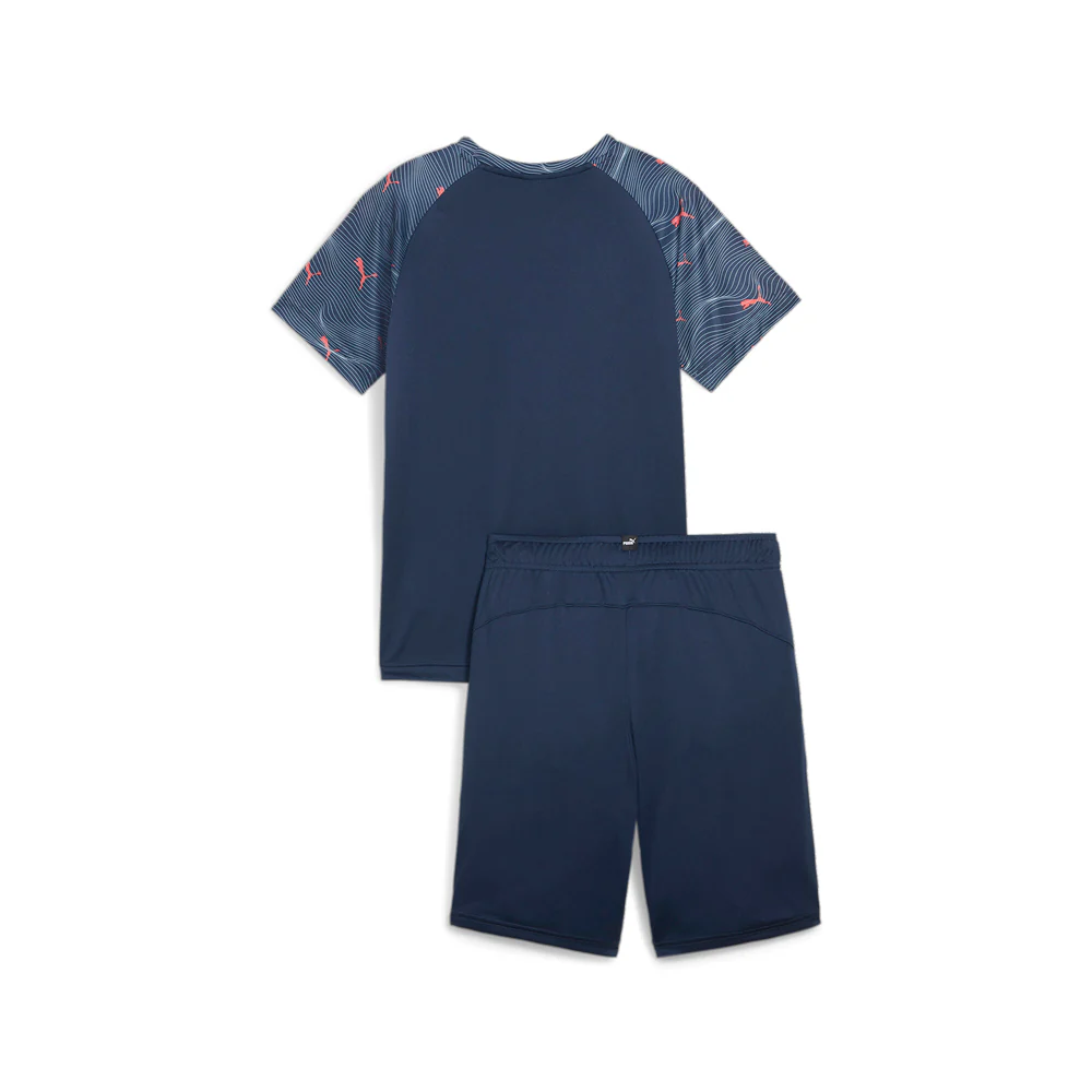 2 Piece Active Sports Crew Neck Short Sleeve T-Shirt & Shorts Set (Youth) - Image 2