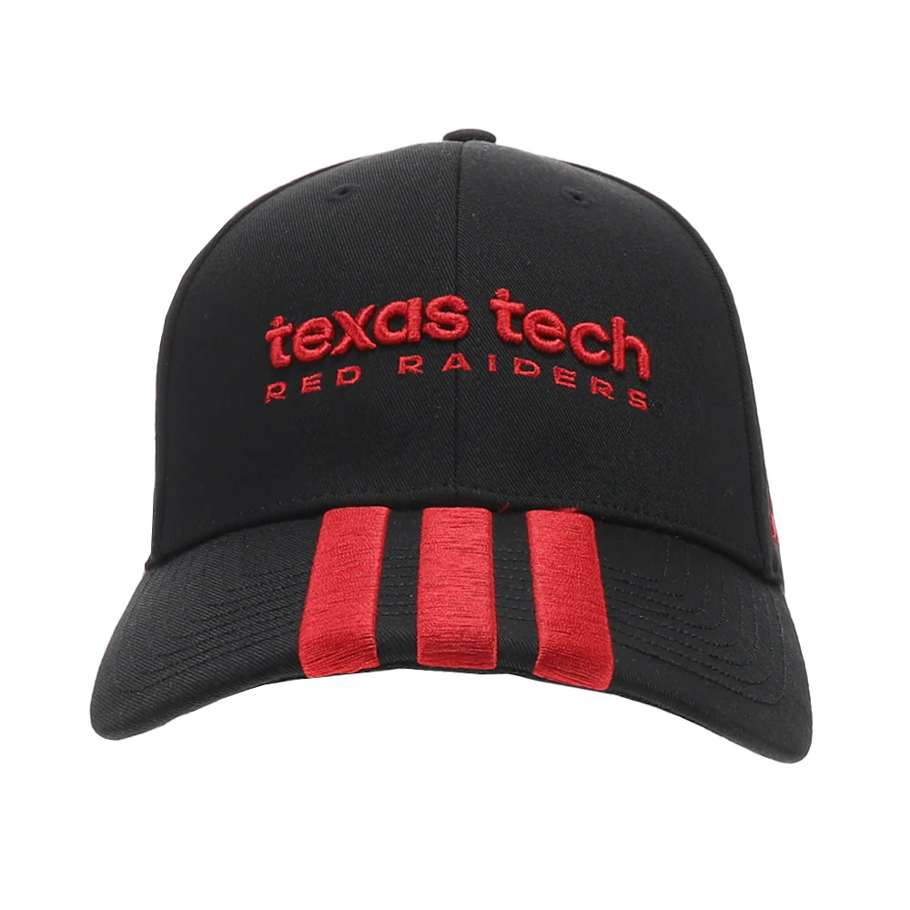 Texas Tech Red Raiders 3-Stripes Structured Adjustable Cap - Image 2