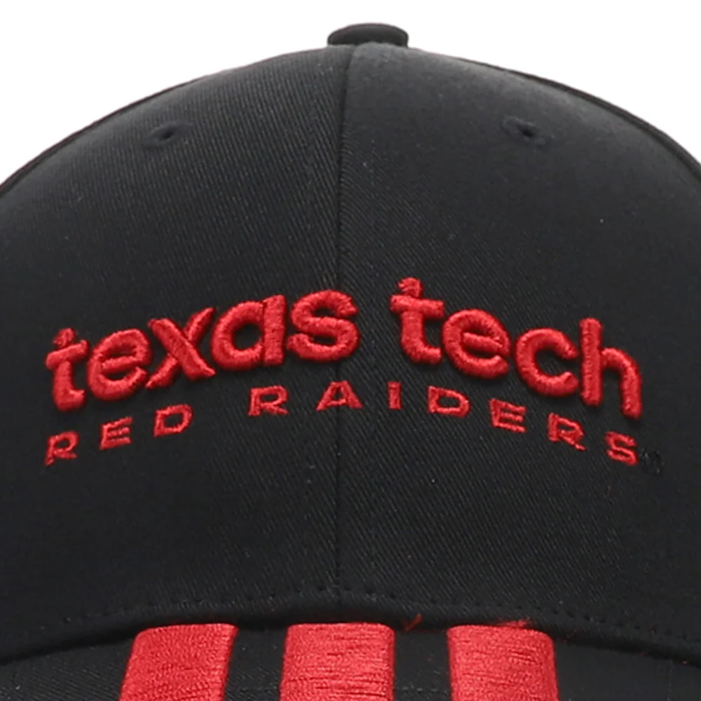 Texas Tech Red Raiders 3-Stripes Structured Adjustable Cap - Image 4