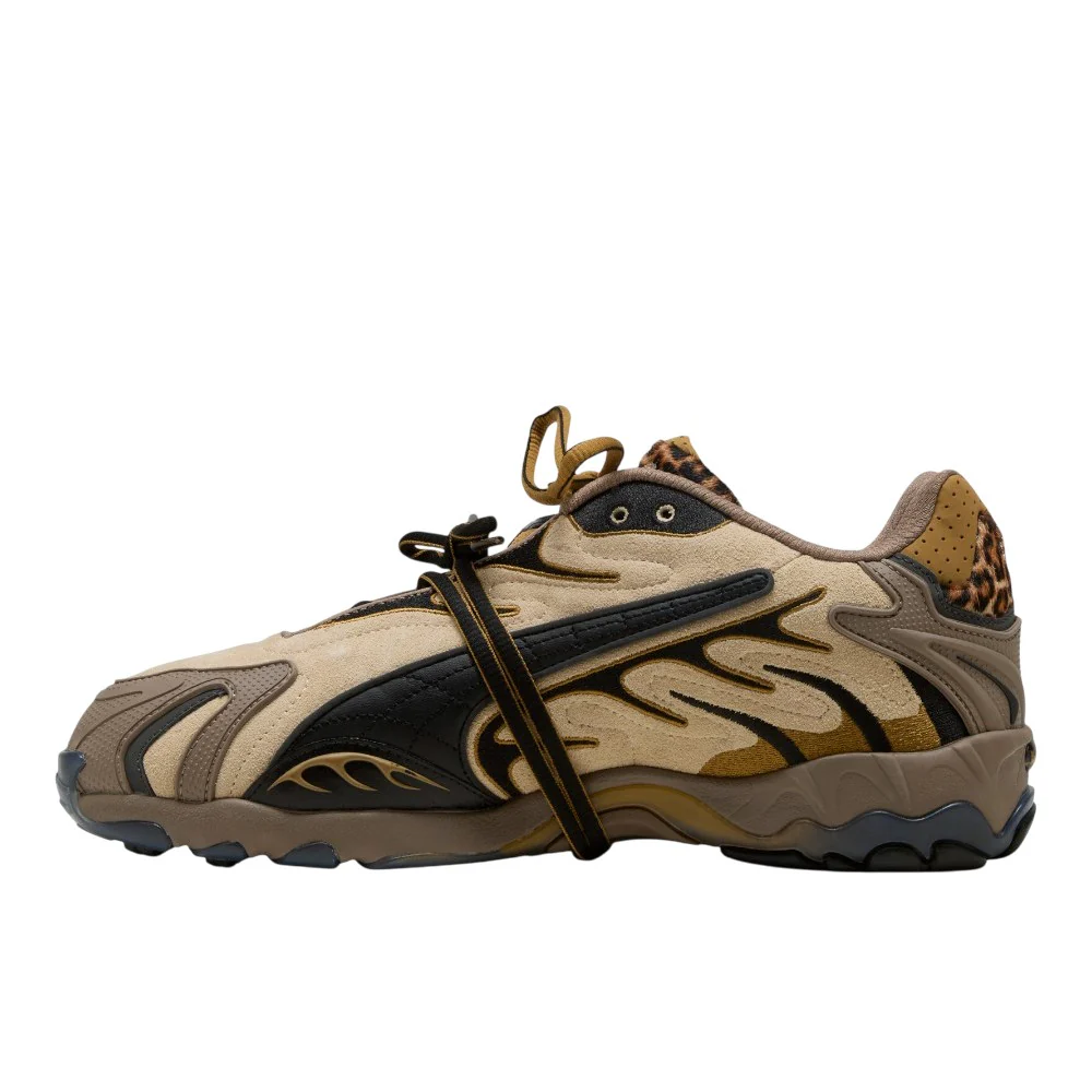 ASAP ROCKY X PUMA Inhale Leopard Lace Up Sneakers - Image 3