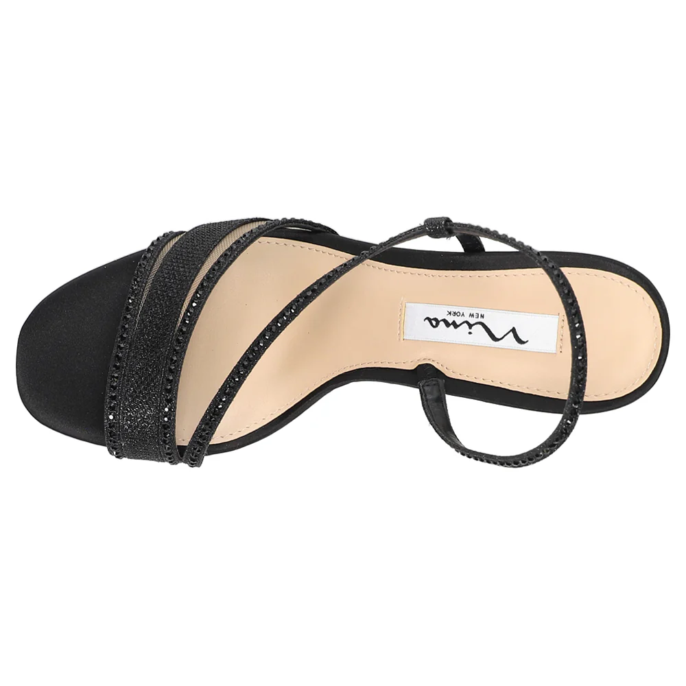 Abbi Rhinestone Slingback Evening Sandals - Image 4