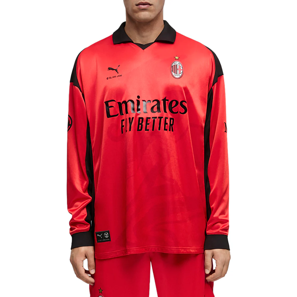 AC MILAN X SLAM JAM Limited Edition Long Sleeve Jersey - Image 3