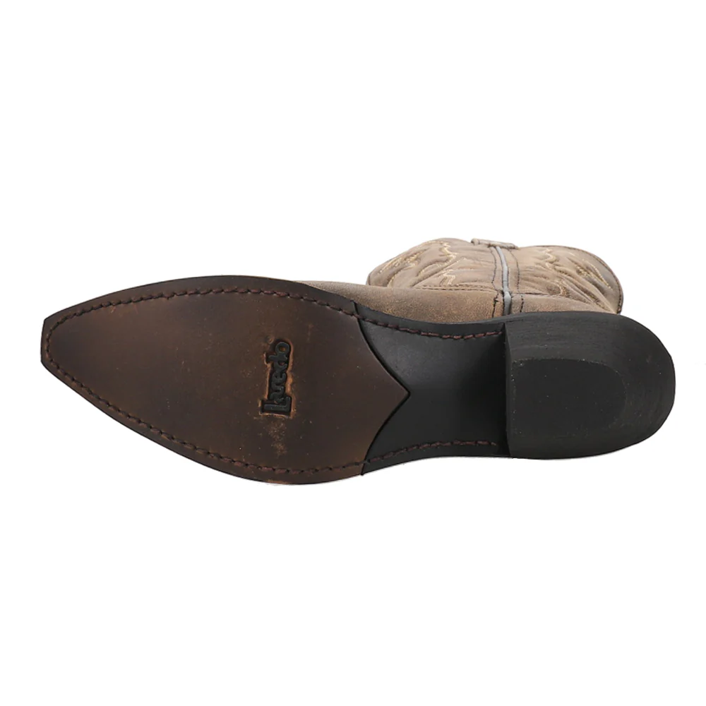 Access Embroidered Snip Toe Pull On Cowboy Boots - Image 5