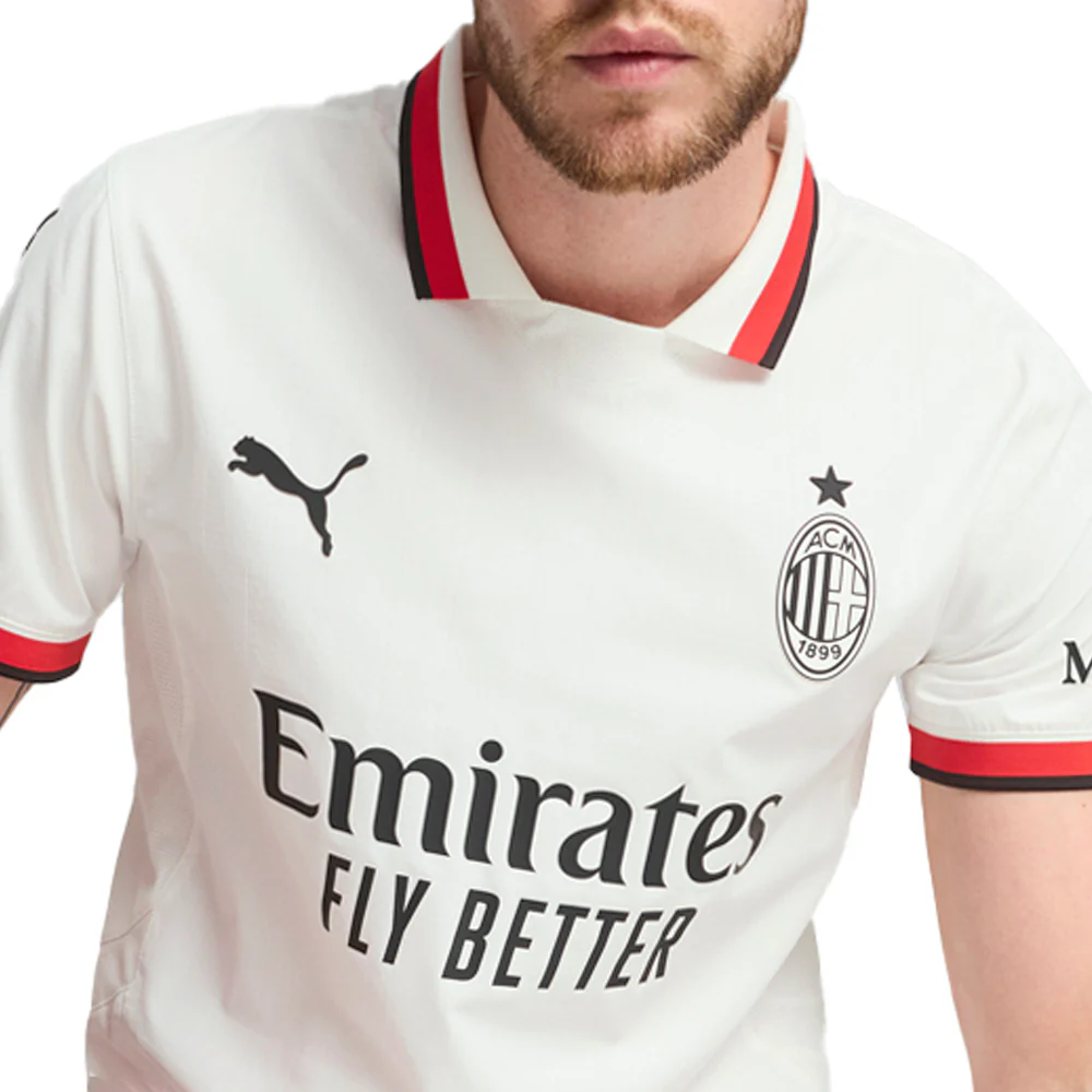 AC Milan Away Collared Short Sleeve Soccer Jersey - Image 5