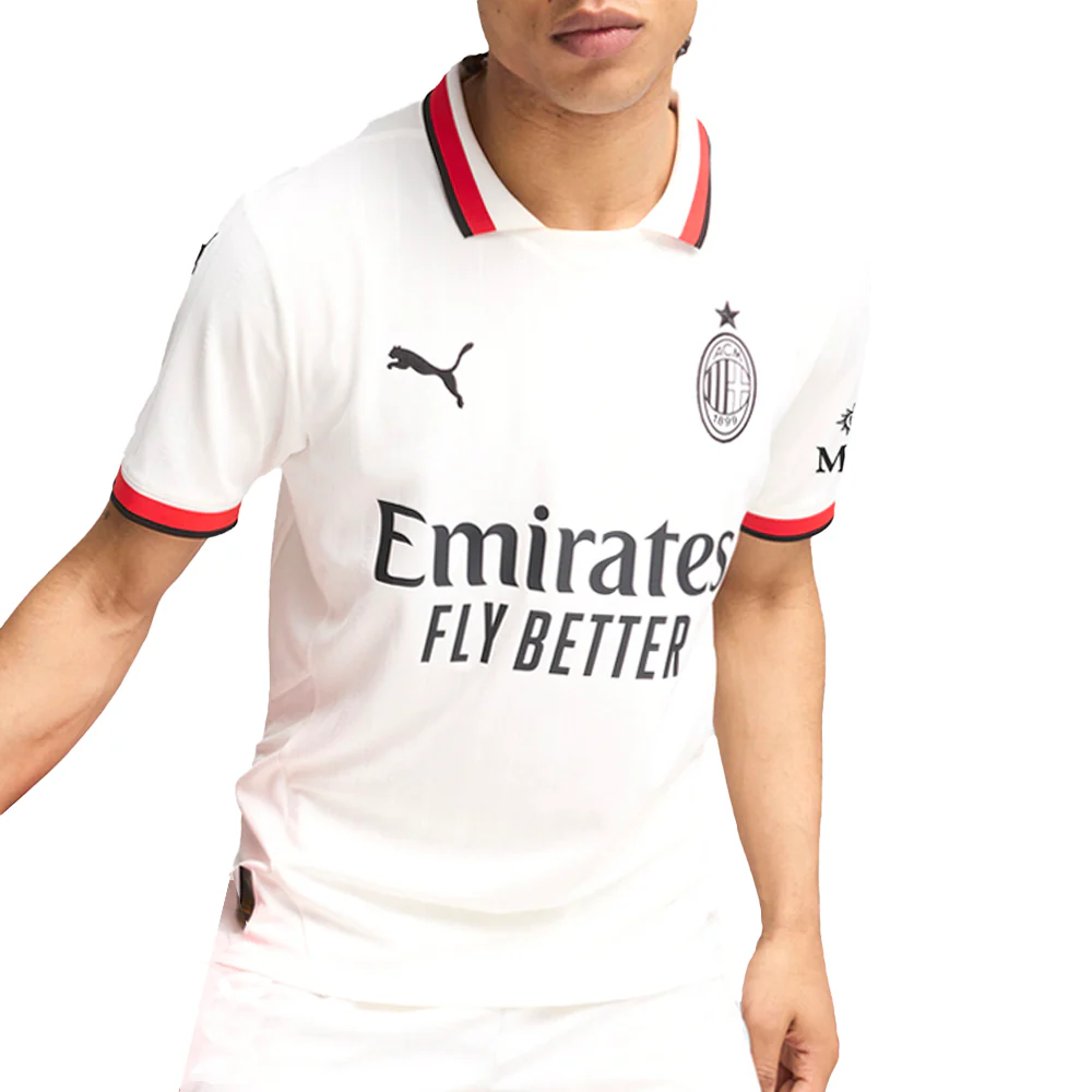 AC Milan Away Collared Short Sleeve Soccer Jersey - Image 3