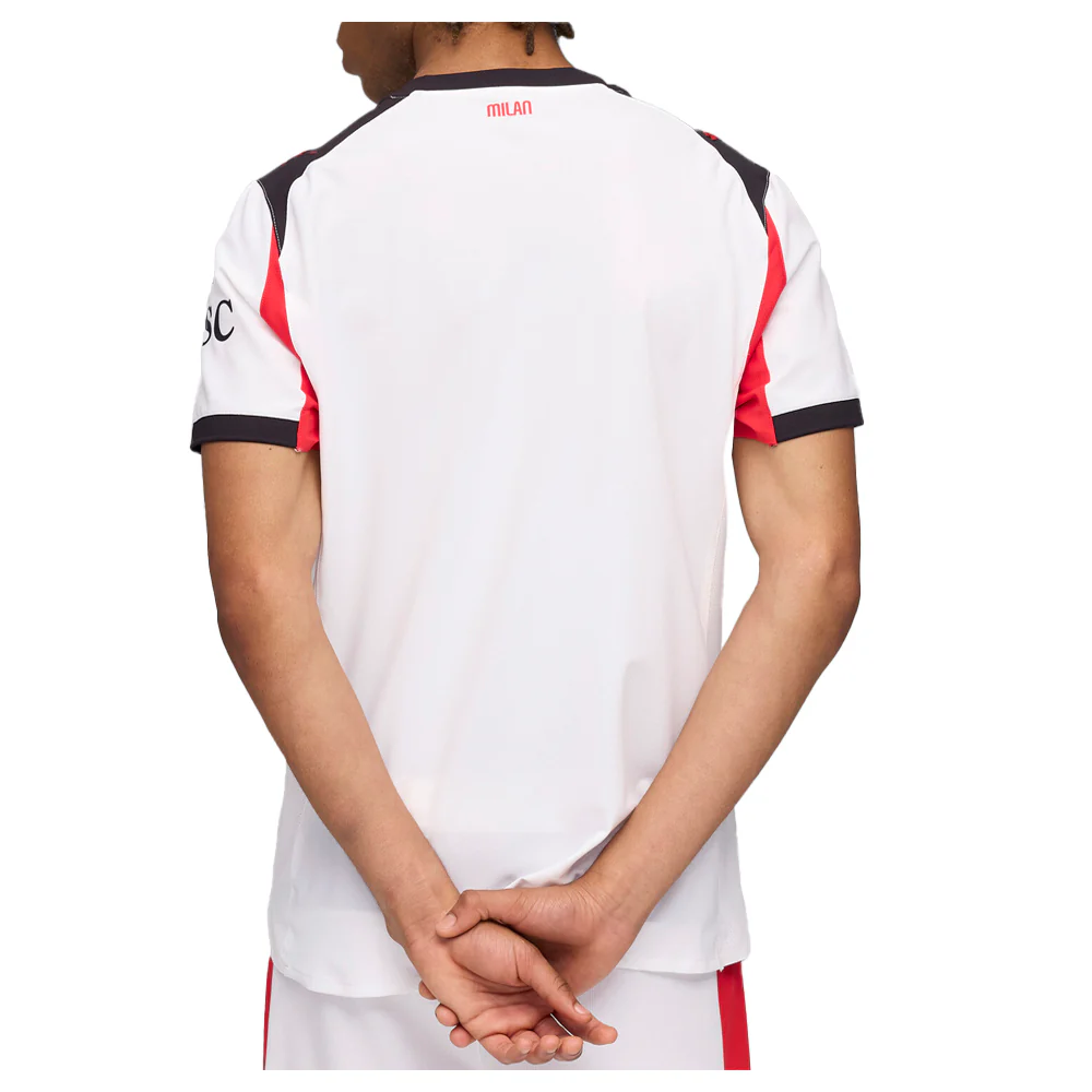 AC Milan Crew Neck Short Sleeve Soccer Away Jersey Authentic - Image 4
