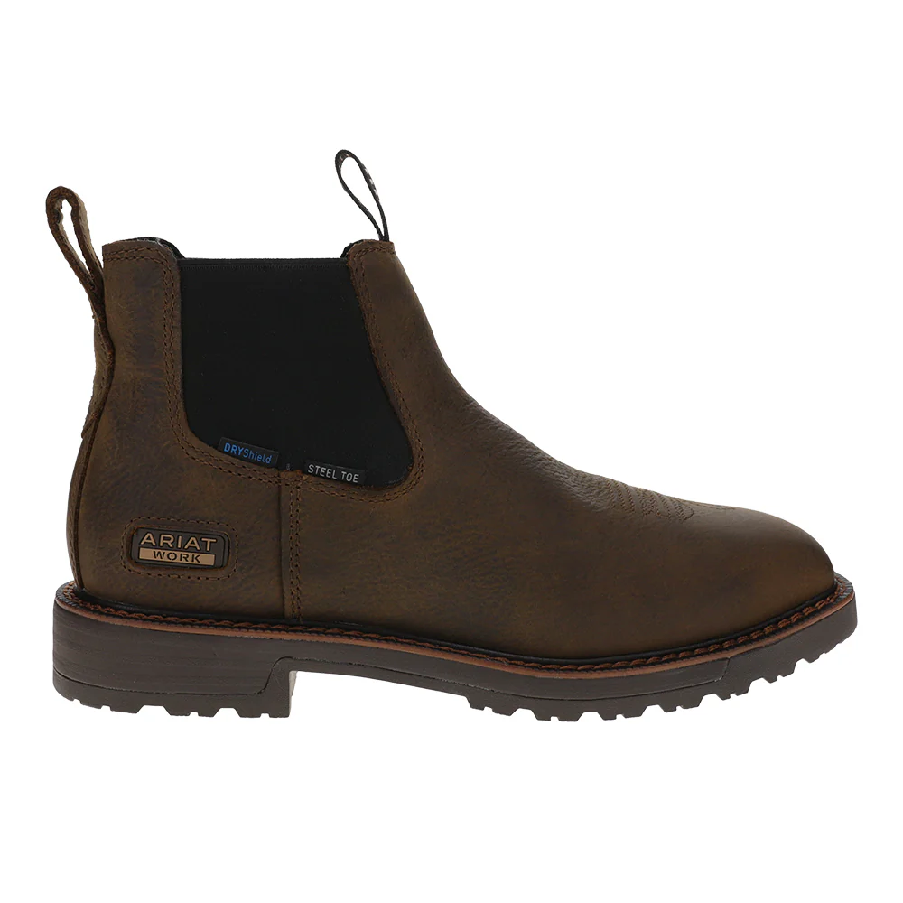 Activator Chelsea Wide 6 Inch Waterproof Steel Toe Work Boots