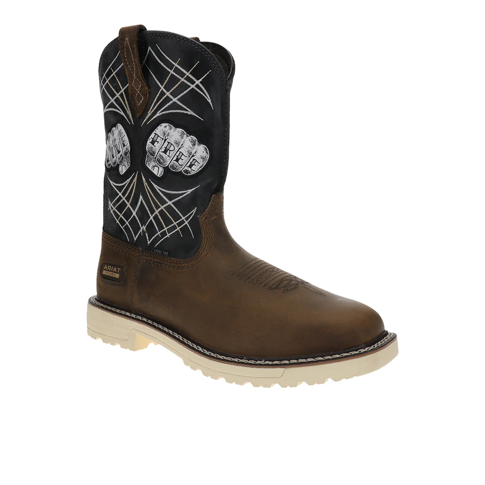 Activator Live Free Wide 11 Inch Steel Toe Work Boots - Image 2