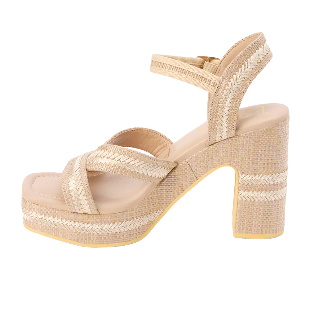 Adelaide Platform Block Heel Ankle Strap Sandals - Image 3