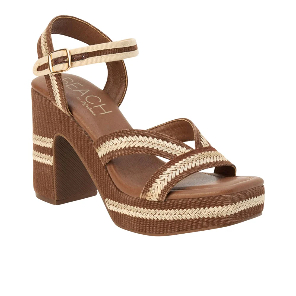 Adelaide Platform Block Heel Ankle Strap Sandals - Image 2