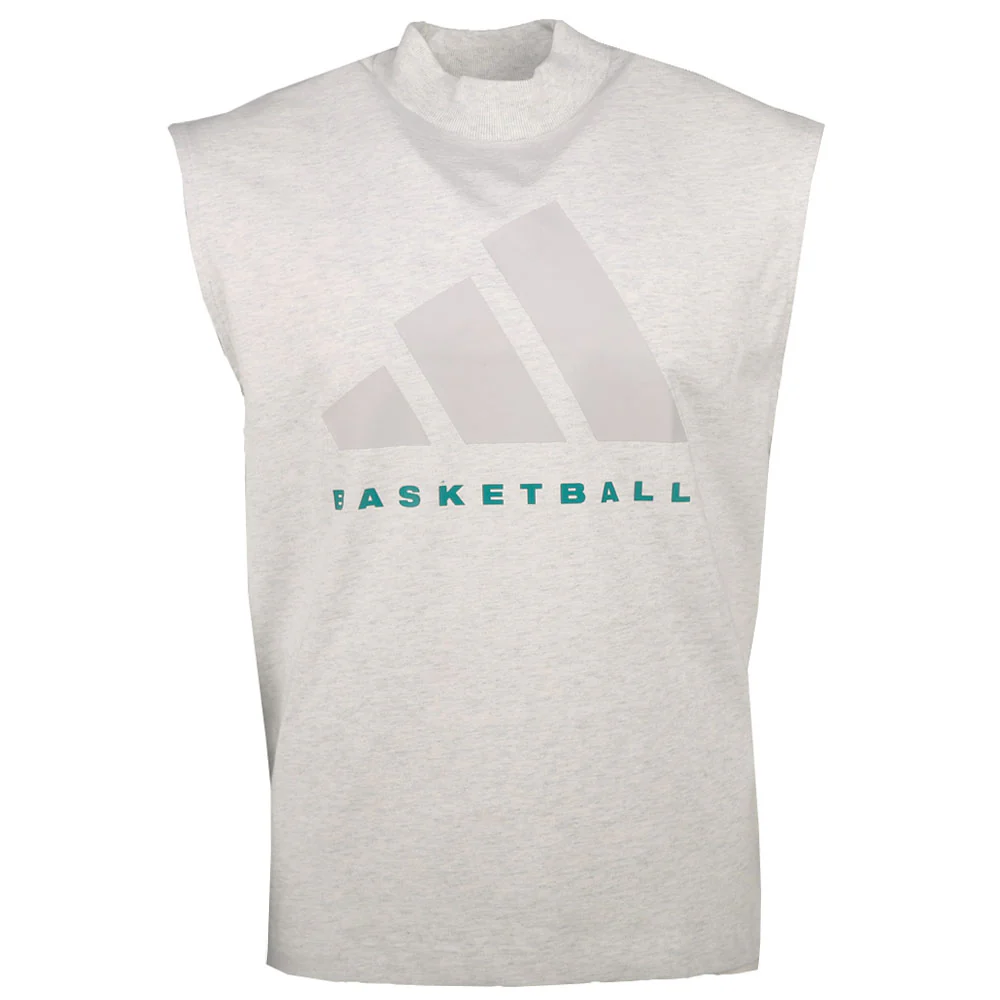 Adi Basketball Mock Neck Sleeveless T-Shirt