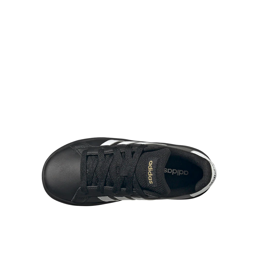 adidas Grand Court 2.0 Lace Up Sneakers (Little Kid-Big Kid) - Image 4