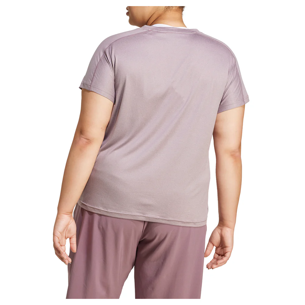 Aeroready Train Essentials V-Neck Short Sleeve Athletic T-Shirt (Plus) - Image 2