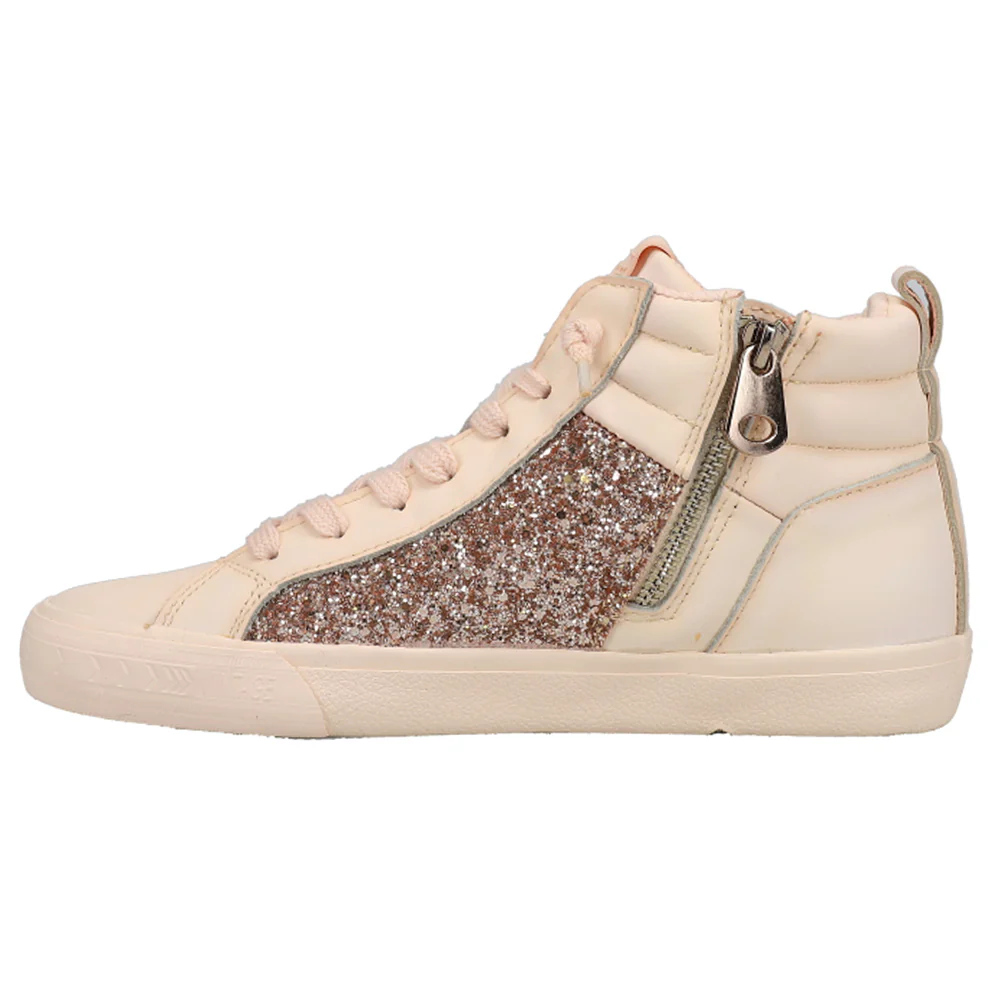 Alexis Glitter High Top Zippered Sneakers - Image 3