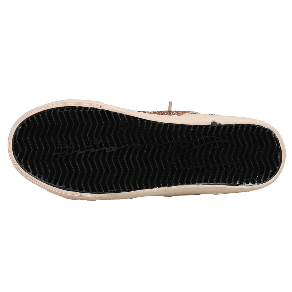Alexis Glitter High Top Zippered Sneakers - Image 5