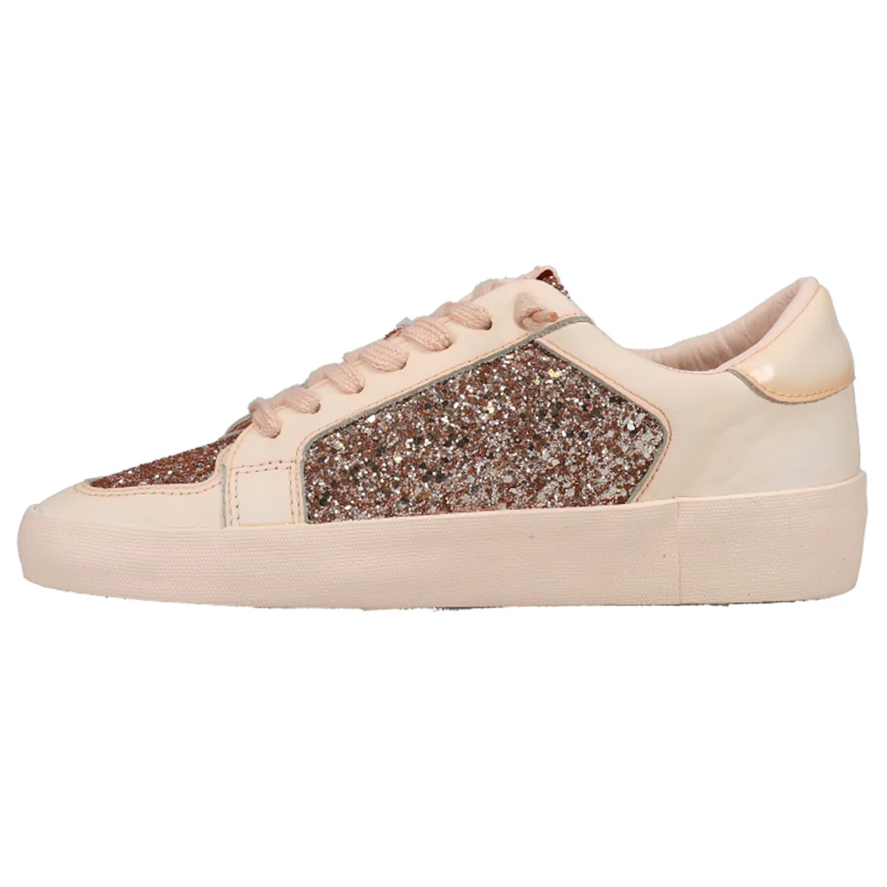 Alexis Glitter Platform Lace Up Sneakers - Image 3