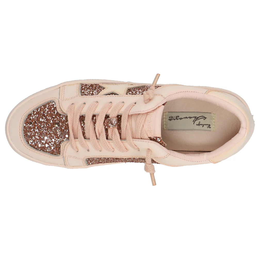 Alexis Glitter Platform Lace Up Sneakers - Image 4