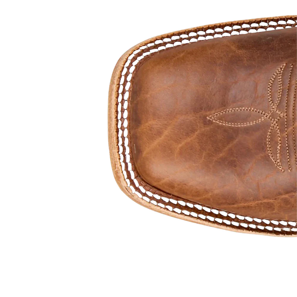 Alfredo 11 Inch American Bison Square Toe Cowboy Boots - Image 4