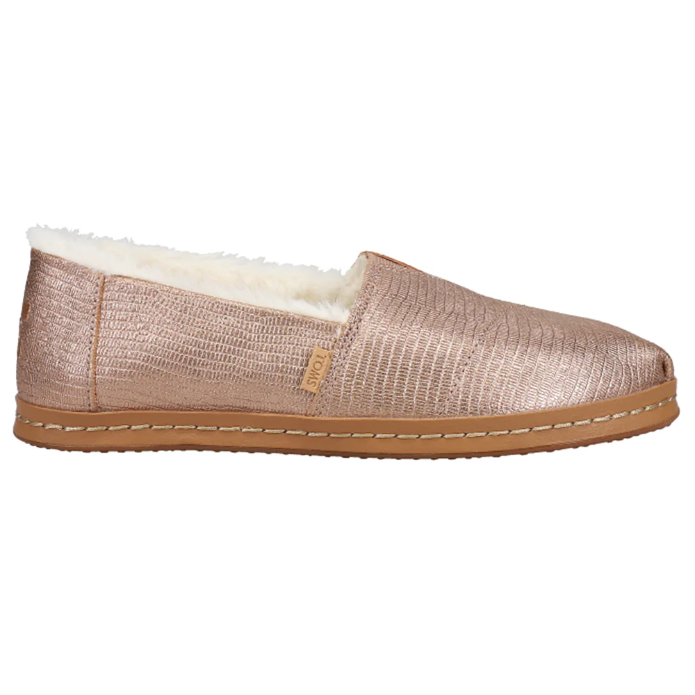 Alpargata Fuzzy Slip On Flats