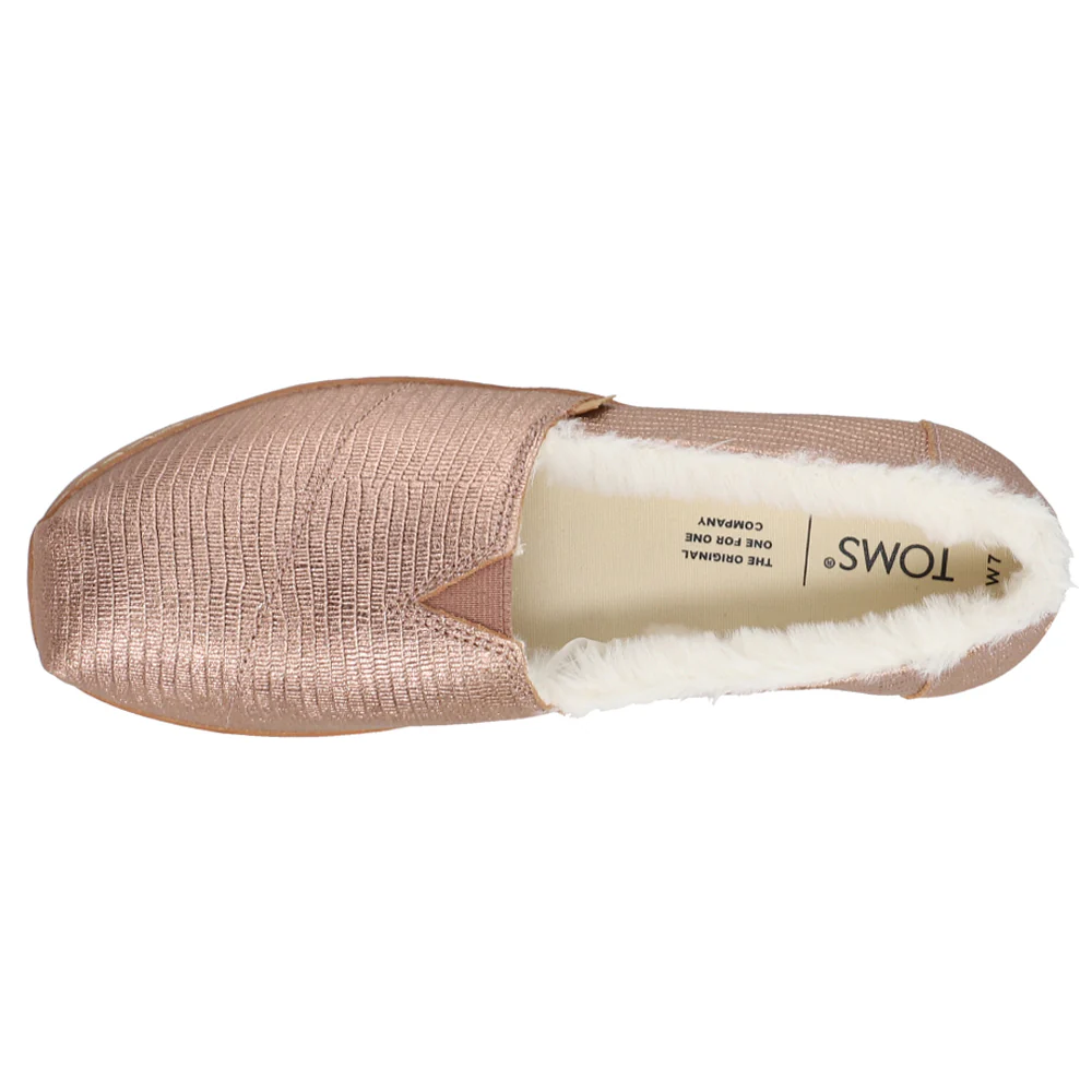 Alpargata Fuzzy Slip On Flats - Image 4