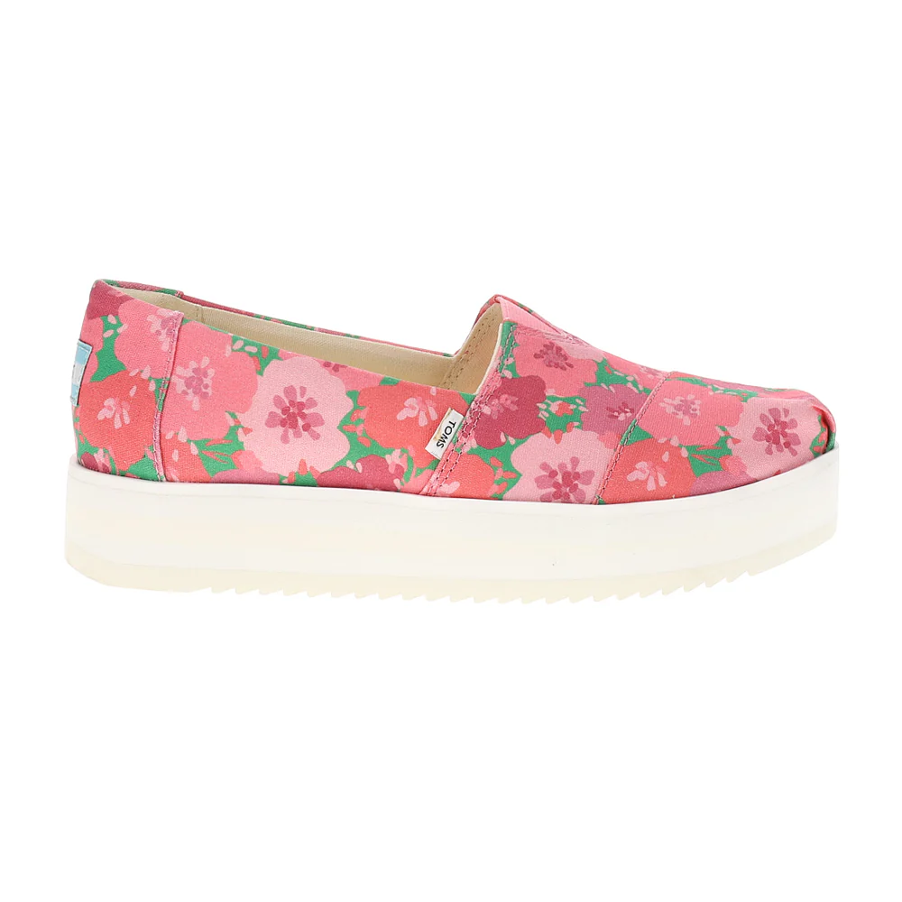 Alpargata Platform Slip On Flats