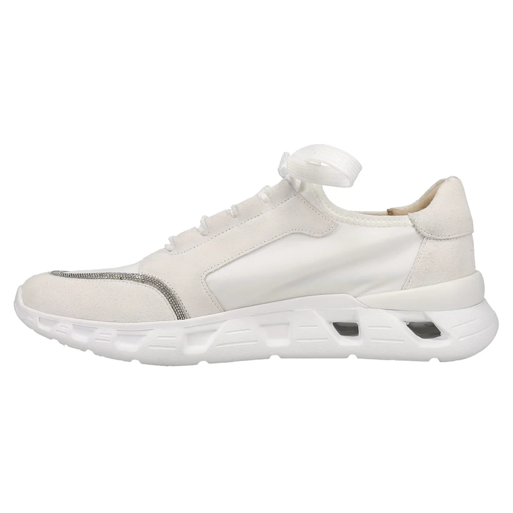 Alyce Rhinestone Lace Up Sneakers - Image 3