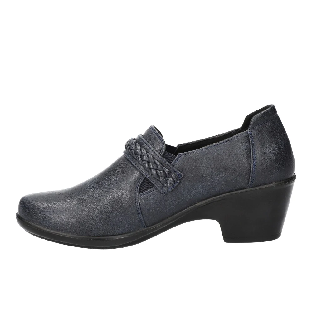 Amber Braid Comfort Round Toe Block Heel Pumps - Image 3
