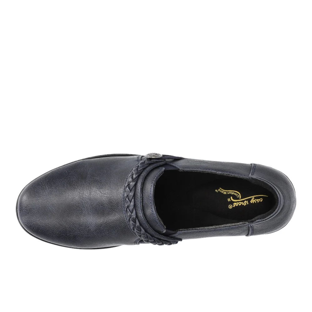 Amber Braid Comfort Round Toe Block Heel Pumps - Image 4