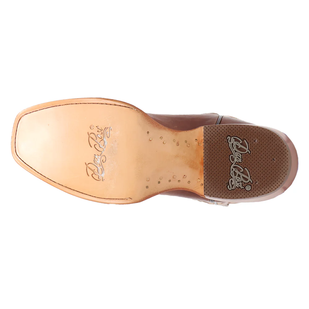 Amber Embroidered Trail Pull On Square Toe Cowboy Boots - Image 5