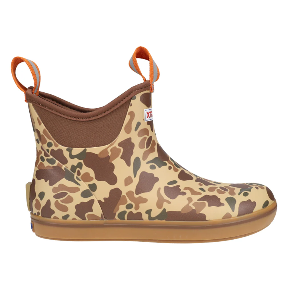 Duck Camo Ankle Deck Rain Boots
