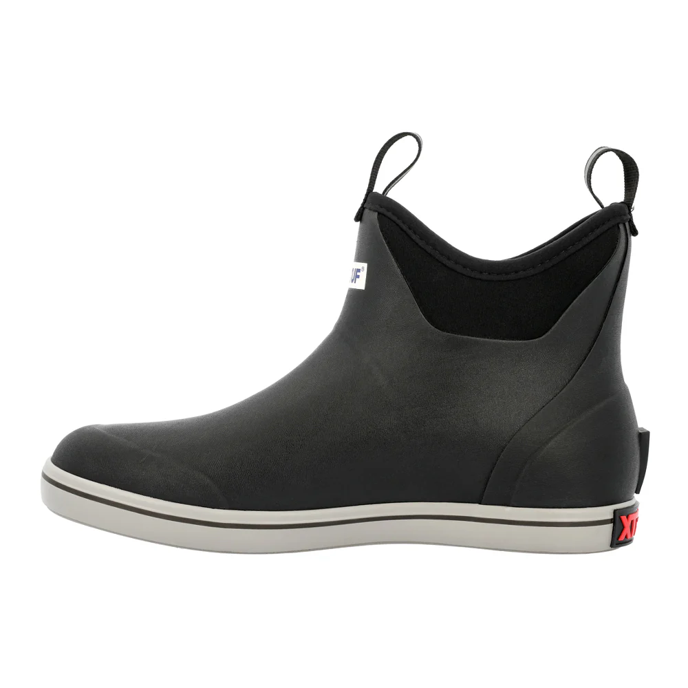 Fleece Lined Ankle Deck Rain Boots - Image 3