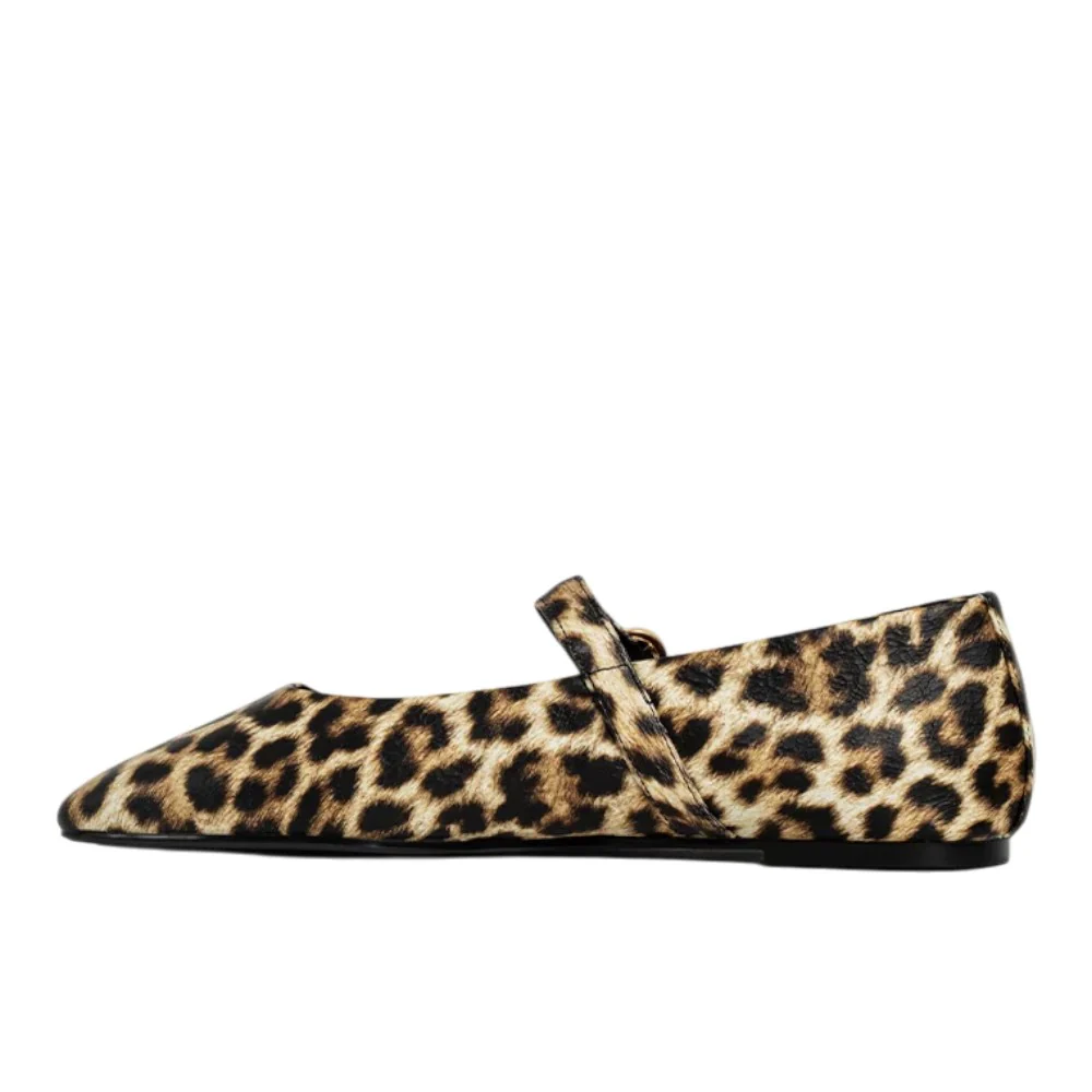 Annabelle Leopard Mary Jane Flats - Image 3