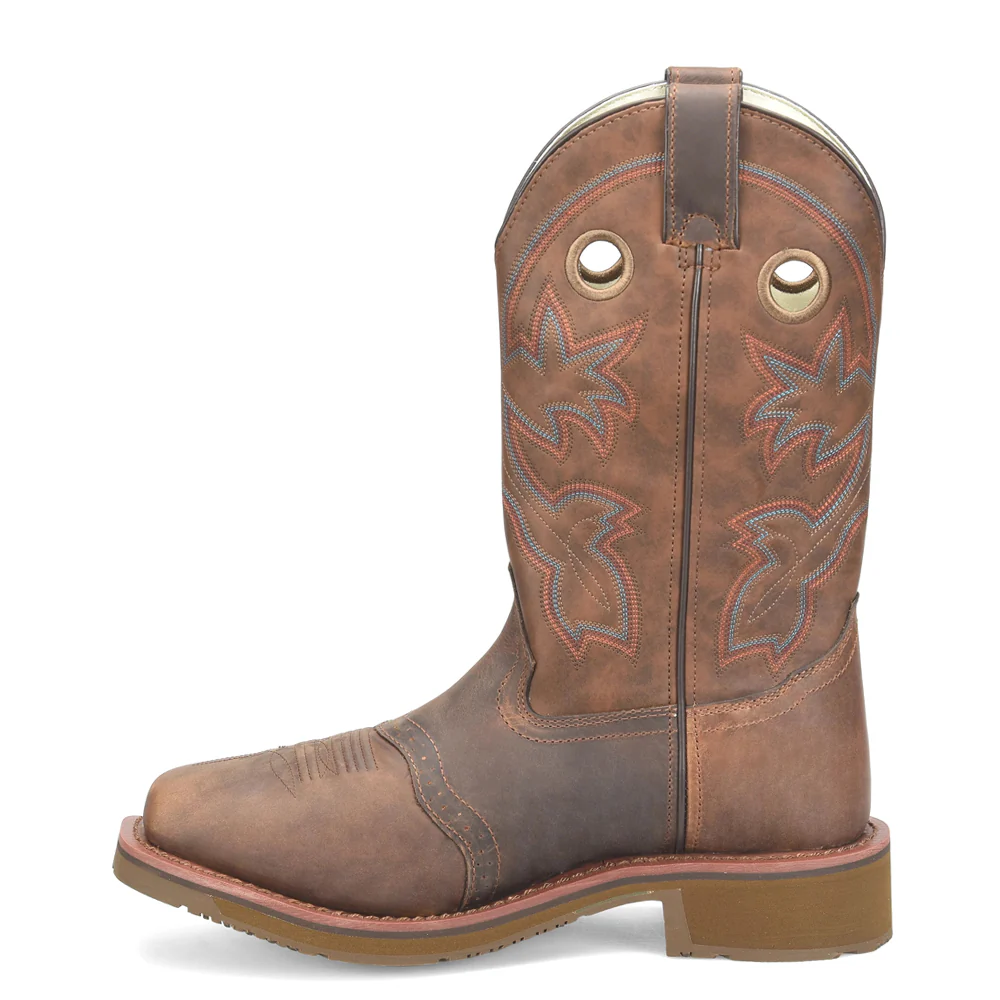 Antonio 12 Inch Slip Resistant Square Toe Work Boots - Image 3