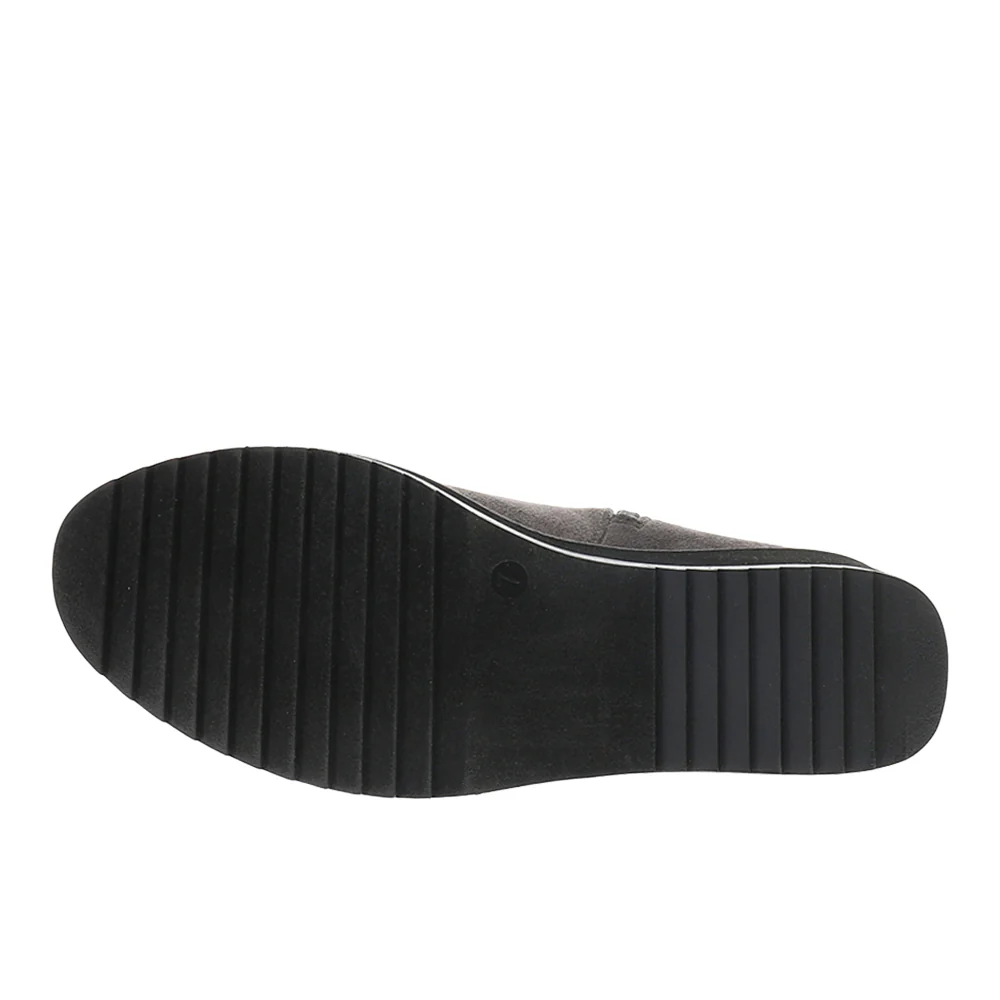 Apple Sauced Side Zip Wedge Round Toe Pull On Boots - Image 5