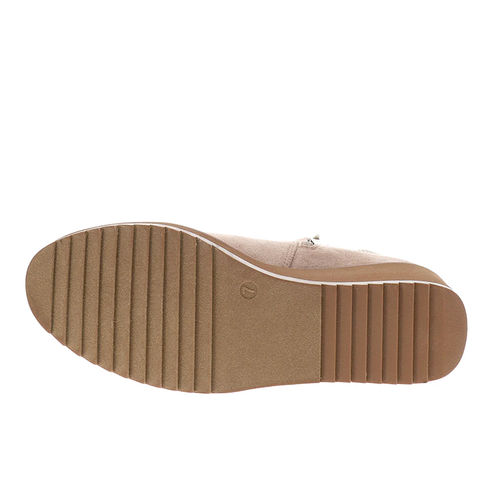 Apple Sauced Side Zip Wedge Round Toe Pull On Boots - Image 5