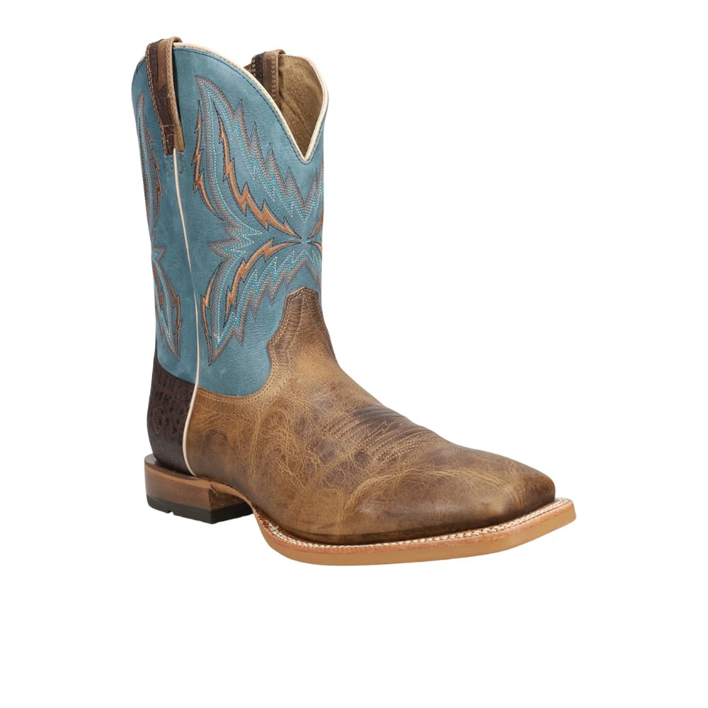 Arena Rebound Embroidered Square Toe Pull On Cowboys Boots - Image 2