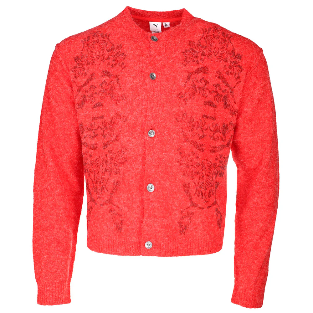 PUMA X ARIES Knitted Button Down Cardigan