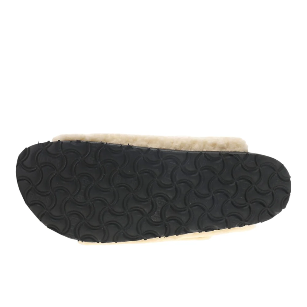 Arizona Big Buckle Shearling Footbed Sandals - Image 5