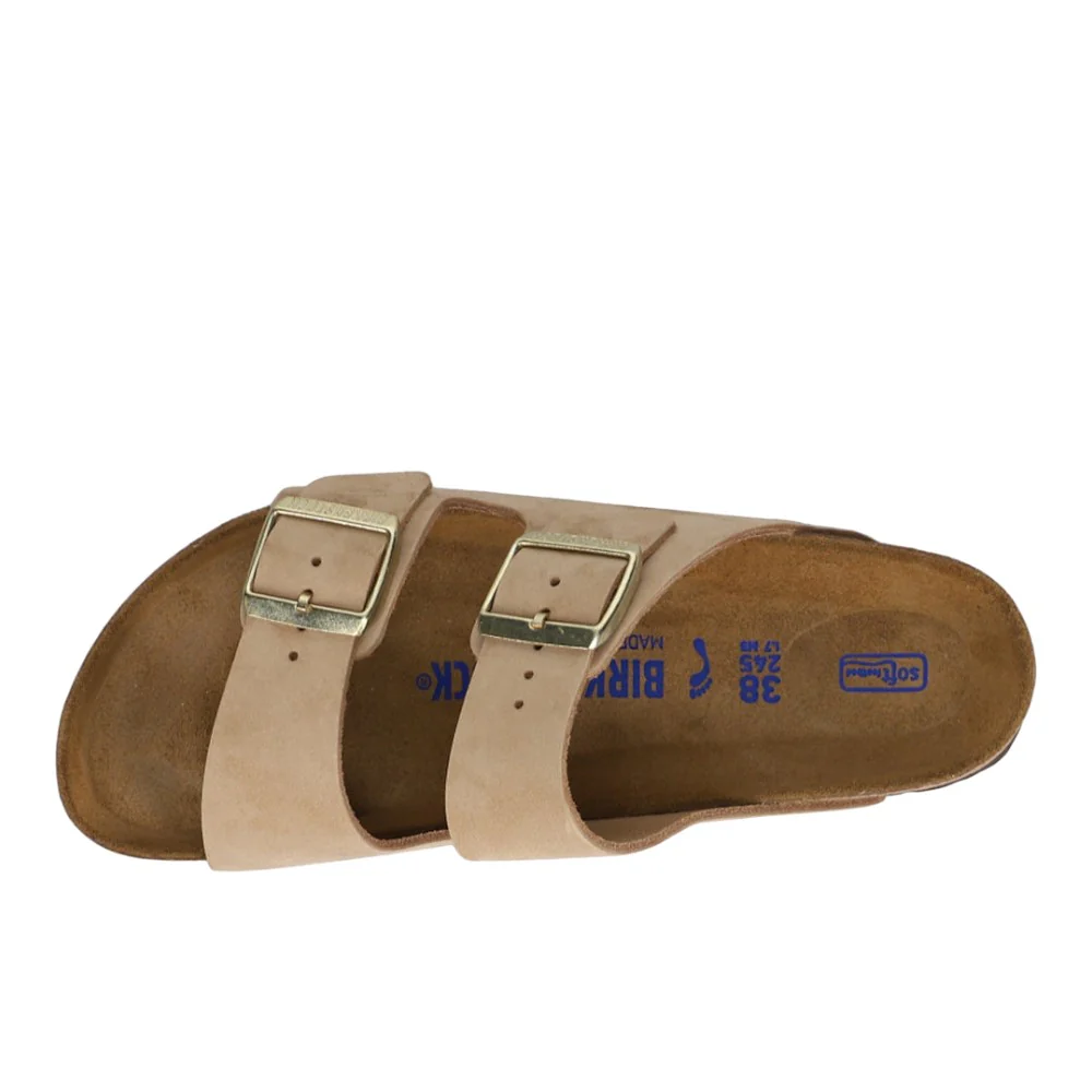 Arizona Soft Footbed Nubuck Leather Sandals - Image 4