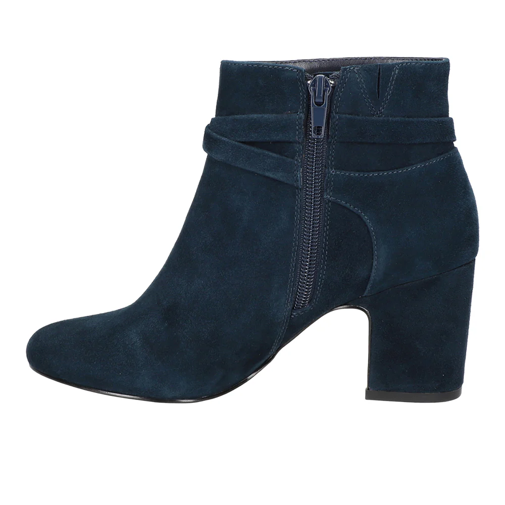 Arlette Round Toe Zippered Booties - Image 3