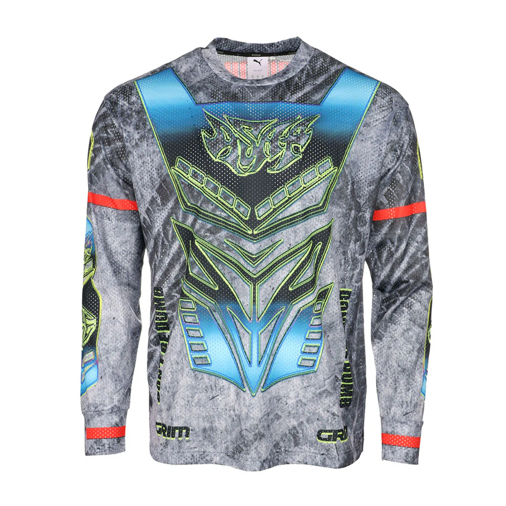 ASAP ROCKY X PUMA Moto Armor Crew Neck Long Sleeve Pullover Shirt - Image 3