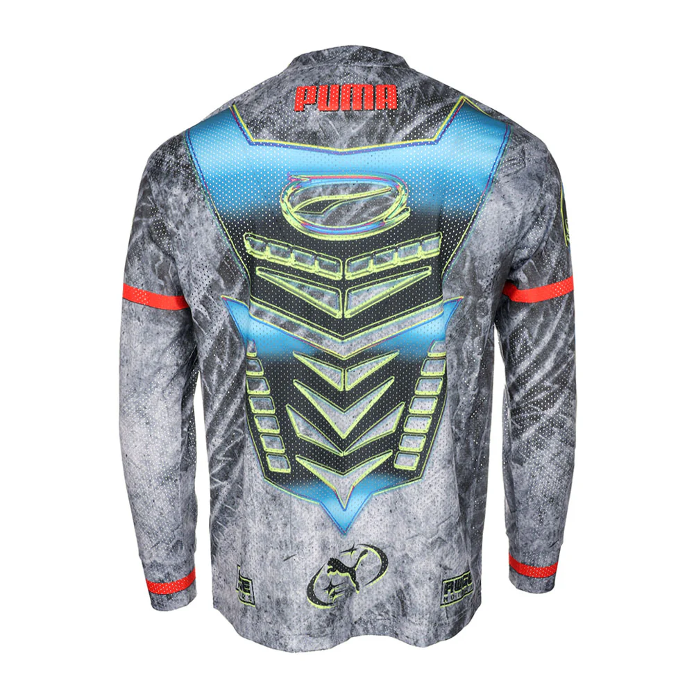 ASAP ROCKY X PUMA Moto Armor Crew Neck Long Sleeve Pullover Shirt - Image 4