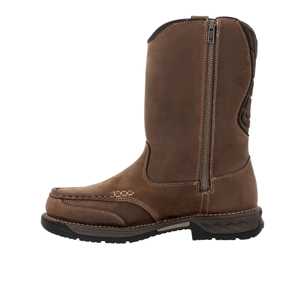 Athens 360 11 Inch Waterproof Moc Toe Work Boots - Image 3